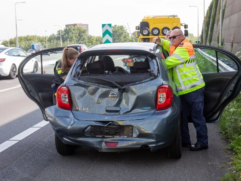 Kop-staart botsing op A4